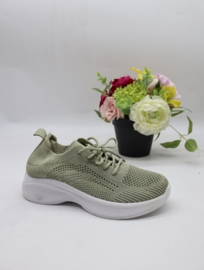 Buty sportowe damskie na płaskim (36-41) YY-91 GREEN