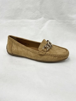 Mokasyny damskie na płaskim (36-41) XA011 CAMEL
