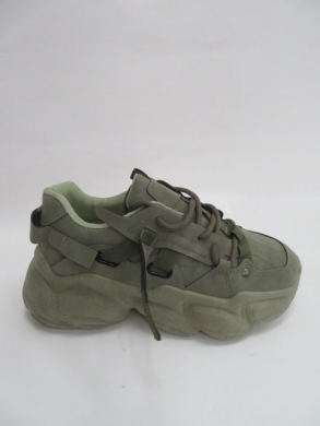 Sneakersy damskie niskie (36-41) PC97 GREEN