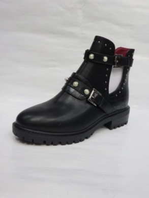 Botki damskie na płaskim (36-41) M327 BLACK