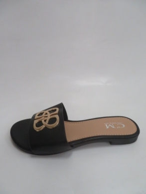 Klapki damskie na płaskim (36-41) 5029 BLACK