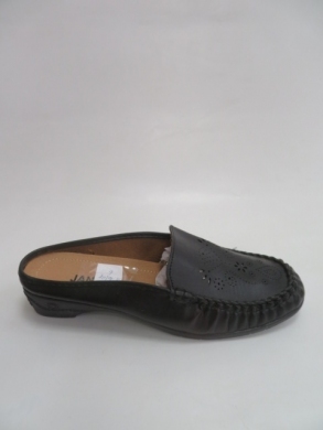 Klapki damskie na płaskim (36-41) 026W-7 BLACK