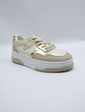 Buty sportowe damskie na płaskim (36-41) A88-195 BEIGE