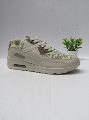 Buty sportowe damskie na płaskim (36-41) 8-22 BEIGE