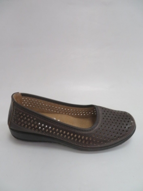 Półbuty damskie na płaskim (36-41) A06 BROWN