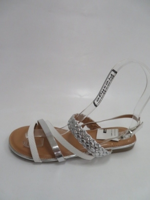 Sandały damskie na płaskim (36-41) 951 SILVER