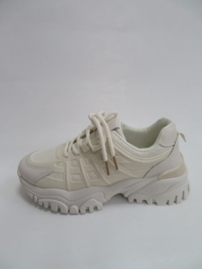 Buty sportowe damskie na płaskim (36-41) BL277 BEIGE