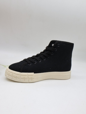 Trampki damskie na płaskim (36-40) JH-33 BLACK