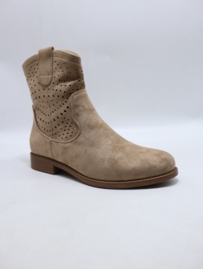Botki damskie na płaskim (36-41) H2320-2 KHAKI