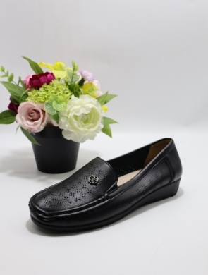 Półbuty damskie na koturnie (36-41) B3262 BLACK