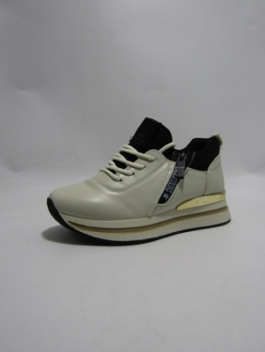 Buty sportowe damskie na płaskim (36-41) ROC-32 BEIGE