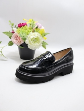 Mokasyny damskie na płaskim (36-41) 888-588A BLACK