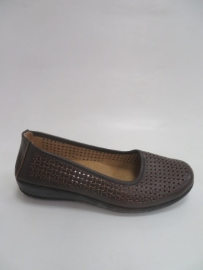 Półbuty damskie na płaskim (36-41) 6703 BROWN