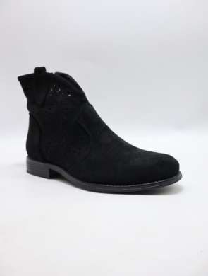 Botki damskie na płaskim (36-41) H201 BLACK