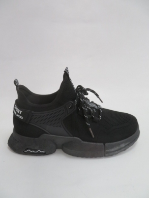 Buty sportowe damskie na płaskim (36-41) SJ150-1 BLACK