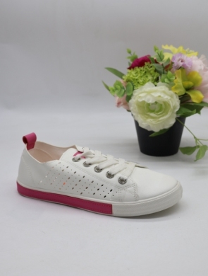 Buty sportowe damskie na płaskim (36-41) CB866-11 FUSHIA