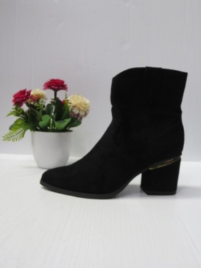 Botki damskie ocieplane na obcasie (36-41) BM75 BLACK