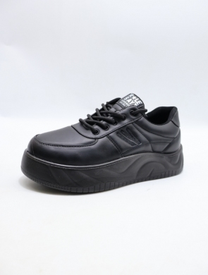Buty sportowe damskie na płaskim (36-41) XQ26-8 BLACK