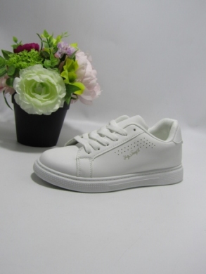 Buty sportowe damskie na płaskim (36-41) AJ2357-2 WHITE