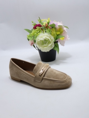 Mokasyny damskie na płaskim (36-41) 9713 KHAKI