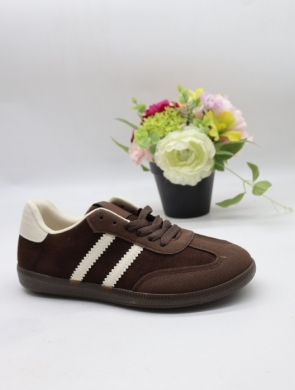Buty sportowe damskie na płaskim (36-41) A-108 BROWN