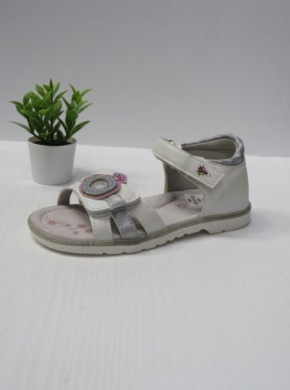 Sandały dziewczęce (26-31) D927 WHITE