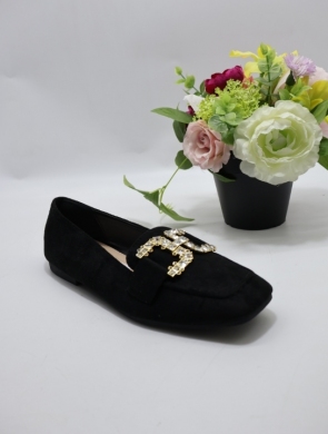 Mokasyny damskie na płaskim (36-41) JN816 BLACK