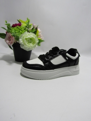 Buty sportowe damskie na płaskim (36-41) HZ18 BLACK