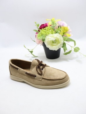 Mokasyny damskie na płaskim (36-41) G482 KHAKI