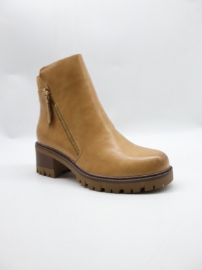 Botki damskie ocieplane na obcasie (36-41) H2262-2 CAMEL