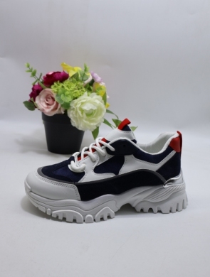 Buty sportowe damskie na płaskim (36-41) BK640 KHAKI