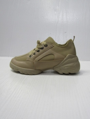 Buty sportowe damskie na płaskim (36-41) LA212 KHAKI