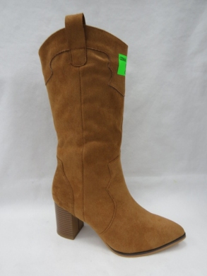 Kozaki damskie na obcasie (36-41) 8615A CAMEL