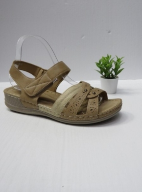 Sandały damskie na koturnie (36-43) 21002-10 YELLOW