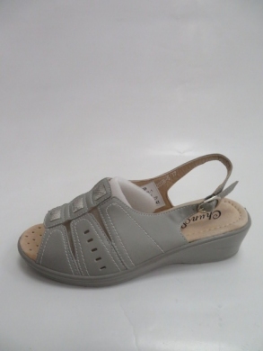 Sandały damskie na koturnie (36-42) B205R-5 GREY