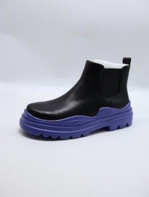 Botki damskie na płaskim (36-41) 215-2 BLUE