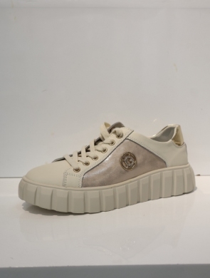 Buty sportowe damskie na płaskim (36-41) GD-XF-71 BE/GOLD