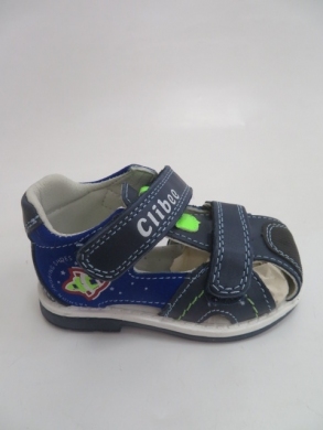 Sandały chłopięce (20-25) AB248 DBLUE/GREEN