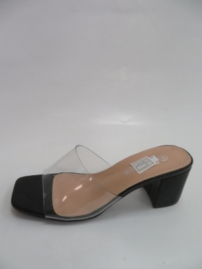 Klapki damskie na obcasie (36-41) 888-290 BLACK