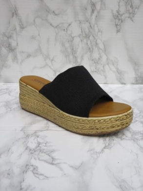 Klapki damskie na koturnie (36-41) G211 BLACK