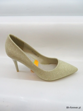 Czółenka damskie na szpilce (36-41) NJX223 GOLD