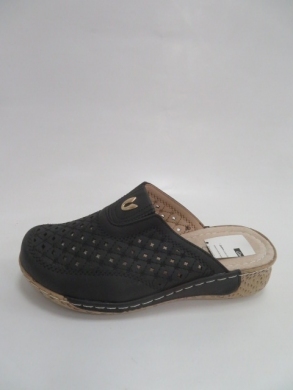 Klapki damskie na koturnie (39-43) DJ6-10 BLACK