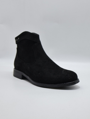 Botki damskie na płaskim (36-41) H2430-1 BLACK