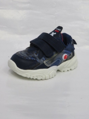 Buty sportowe chłopięce (21-26) F-39 BLACK/RED