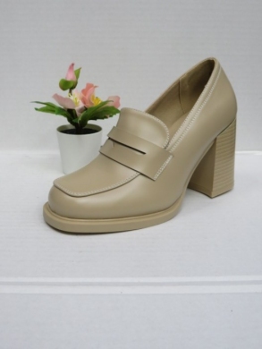 Półbuty damskie na obcasie (36-41) 9146 BEIGE