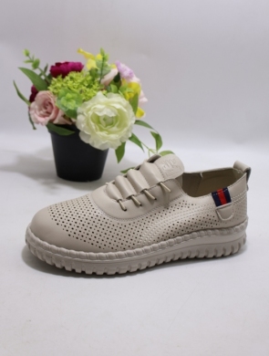 Półbuty damskie na płaskim (36-41) BK-611 BEIGE