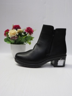 Botki damskie ocieplane na obcasie (36-41) JF-51 BLACK
