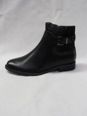 Botki damskie ocieplane na płaskim (36-41) M539 BLACK