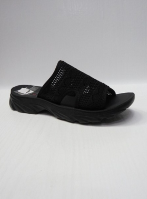 Klapki damskie na płaskim (36-41) X8130 BLACK