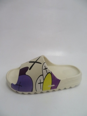 Klapki damskie na płaskim (36-41) CK240 BEIGE